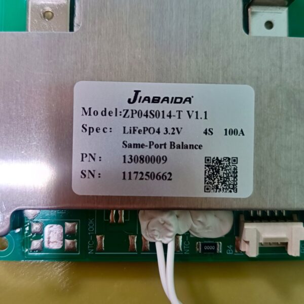 12V 4S 100A Lifepo4 Battery Management System JBD