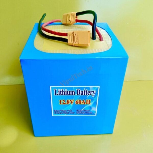 12V 60Ah LiFePo4 Battery Pack with BMS 40A